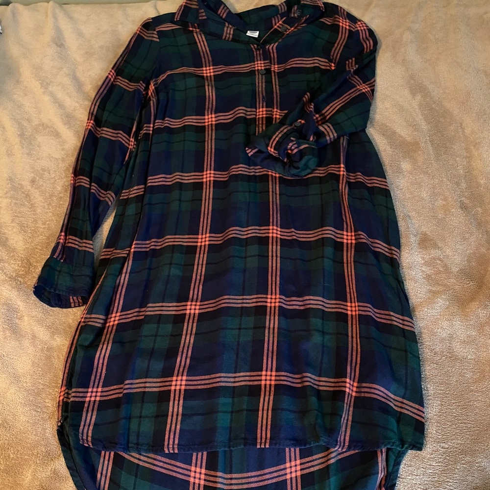 Old Navy flannel dress